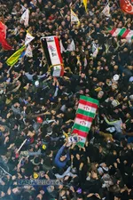 تشییع سپهبد شهید حاج قاسم سلیمانی و ابو مهدی المهندس در عراق