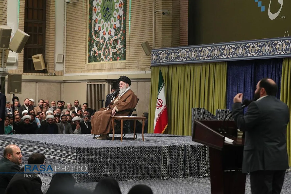 دیدار مداحان اهل&zwnj;بیت (علیهم&zwnj;السلام) با رهبر معظم انقلاب
