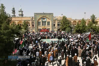 تجمع اعتراض&zwnj;آمیز حوزویان به هتک حرمت قرآن و اسلام