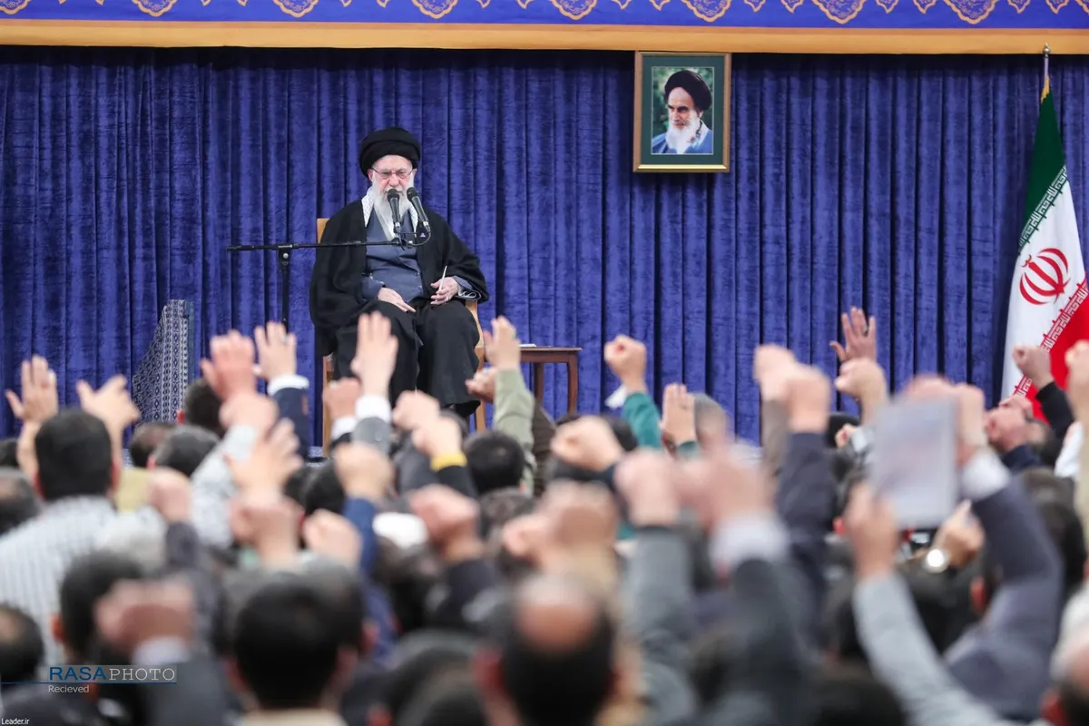 دیدار خانواده شهدای اقتدار با رهبر انقلاب در روز میلاد امیرالمومنین (علیه&zwnj;السلام)