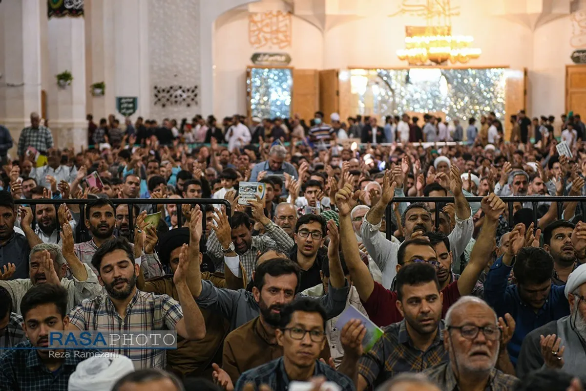 مراسم پرفیض دعای عرفه در حرم کریمه اهلبیت (سلام&zwnj;الله&zwnj;علیها)
