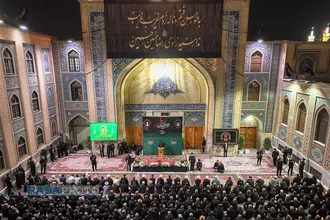 مراسم شام&zwnj;غریبان حضرت سید الشهداء (علیه السلام) در حرم مطهر رضوی