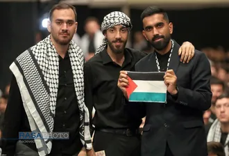 عزاداری هیئت&zwnj;های دانشجویی در روز اربعین حسینی (ع) با حضور رهبر انقلاب