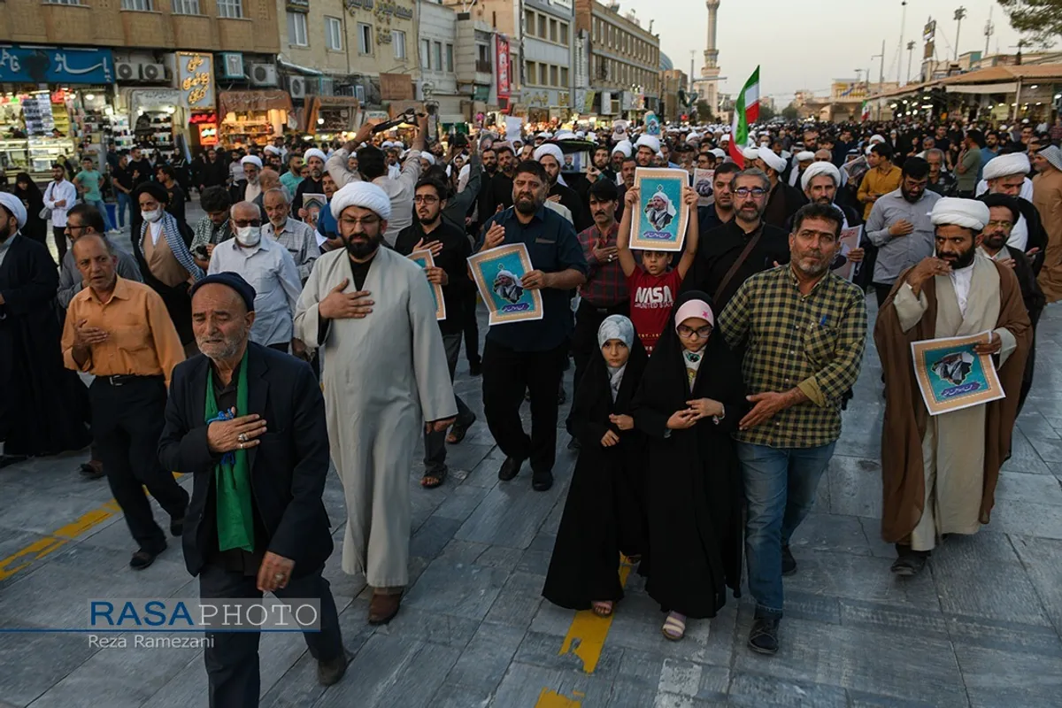 تشییع پیکر پاک شهید حجت&zwnj;الاسلام حجت اعتبار در قم