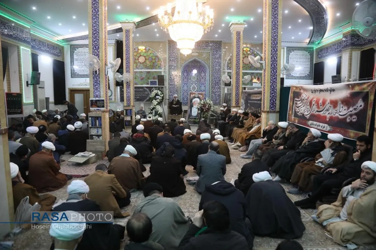مراسم ختم حجت الاسلام والمسلمین رضا نوری همدانی