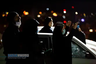 احیای شب ۲۱ ماه مبارک رمضان بصورت خودرویی در همدان