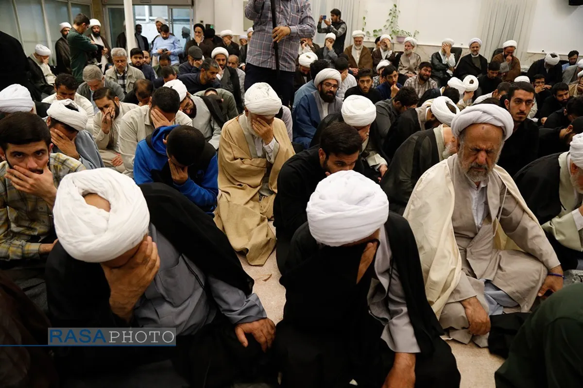 بزرگداشت شهدای غزه و اعلام حمایت از ملت فلسطین در دفتر حضرت آیت&zwnj;الله نوری همدانی