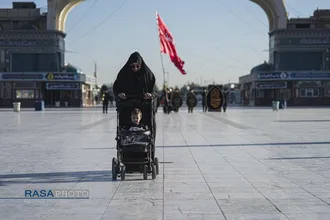 آئین تعویض پرچم مسجد مقدس جمکران در پی شهادت حضرت آیت&zwnj;الله&zwnj;العظمی خامنه&zwnj;ای (قدس&zwnj;سره)