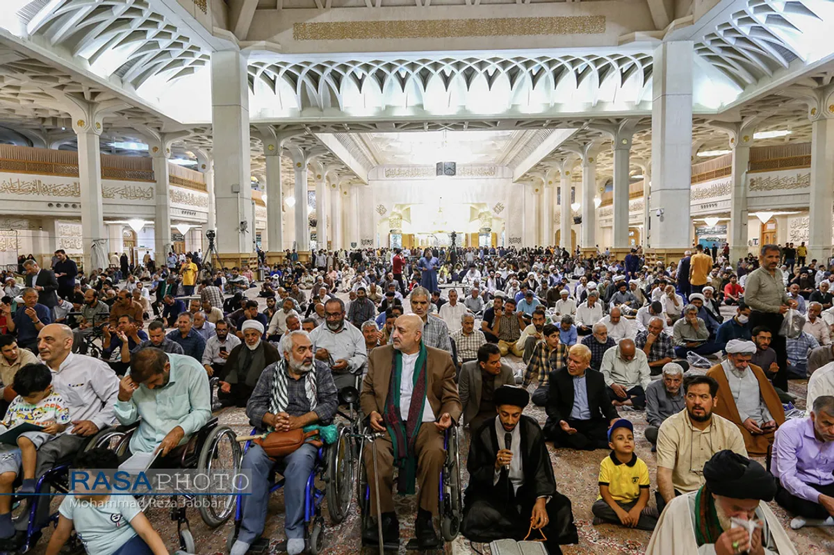 مراسم چهلمین روز شهادت آیت الله سلیمانی