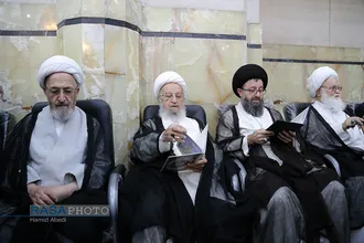 مراسم ختم آیت الله محقق کابلی از سوی رهبر انقلاب