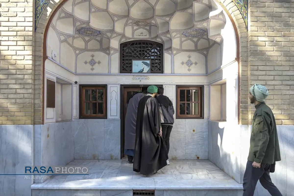 حجره حضرت امام خمینی (ره) در مدرسه فیضیه قم