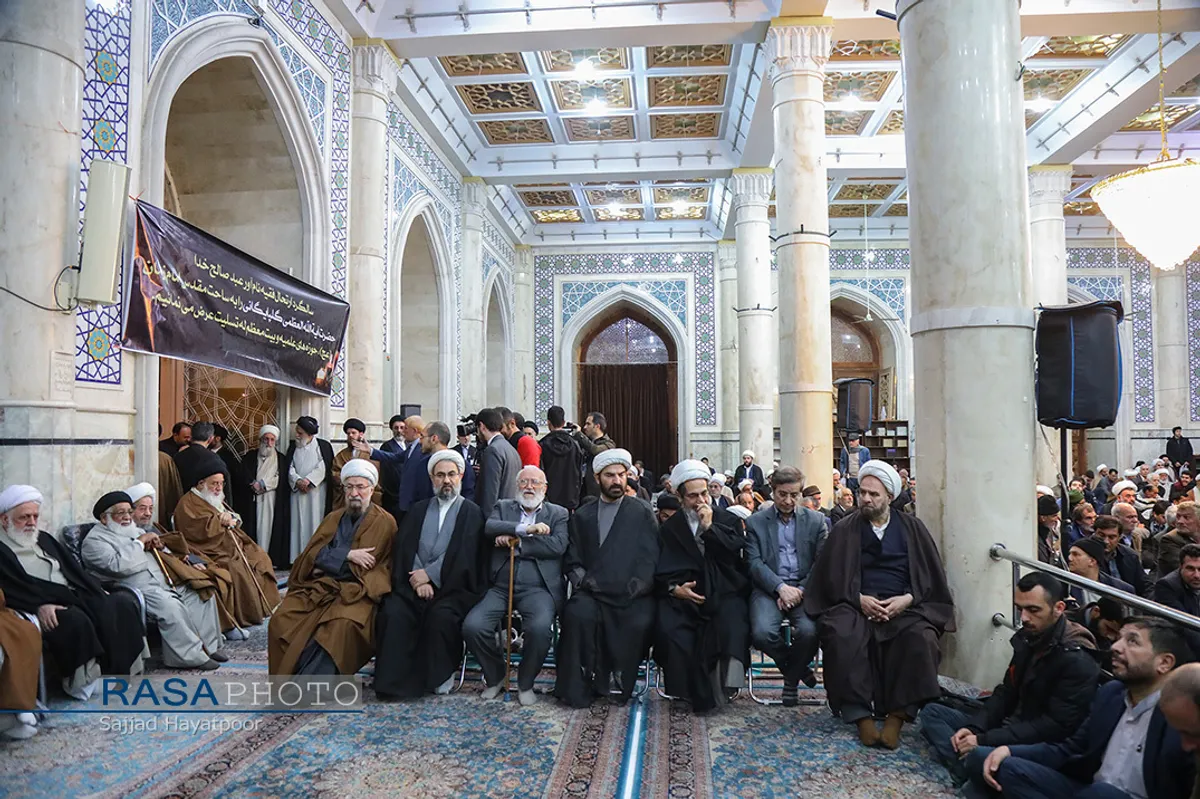 مراسم بزرگداشت بیست و هفتمین سالگرد رحلت آیت الله گلپایگانی&lrm;