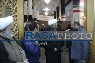 بزرگداشت رهبر شهید انقلاب از سوی آیت&zwnj;الله مکارم شیرازی در حرم مطهر

