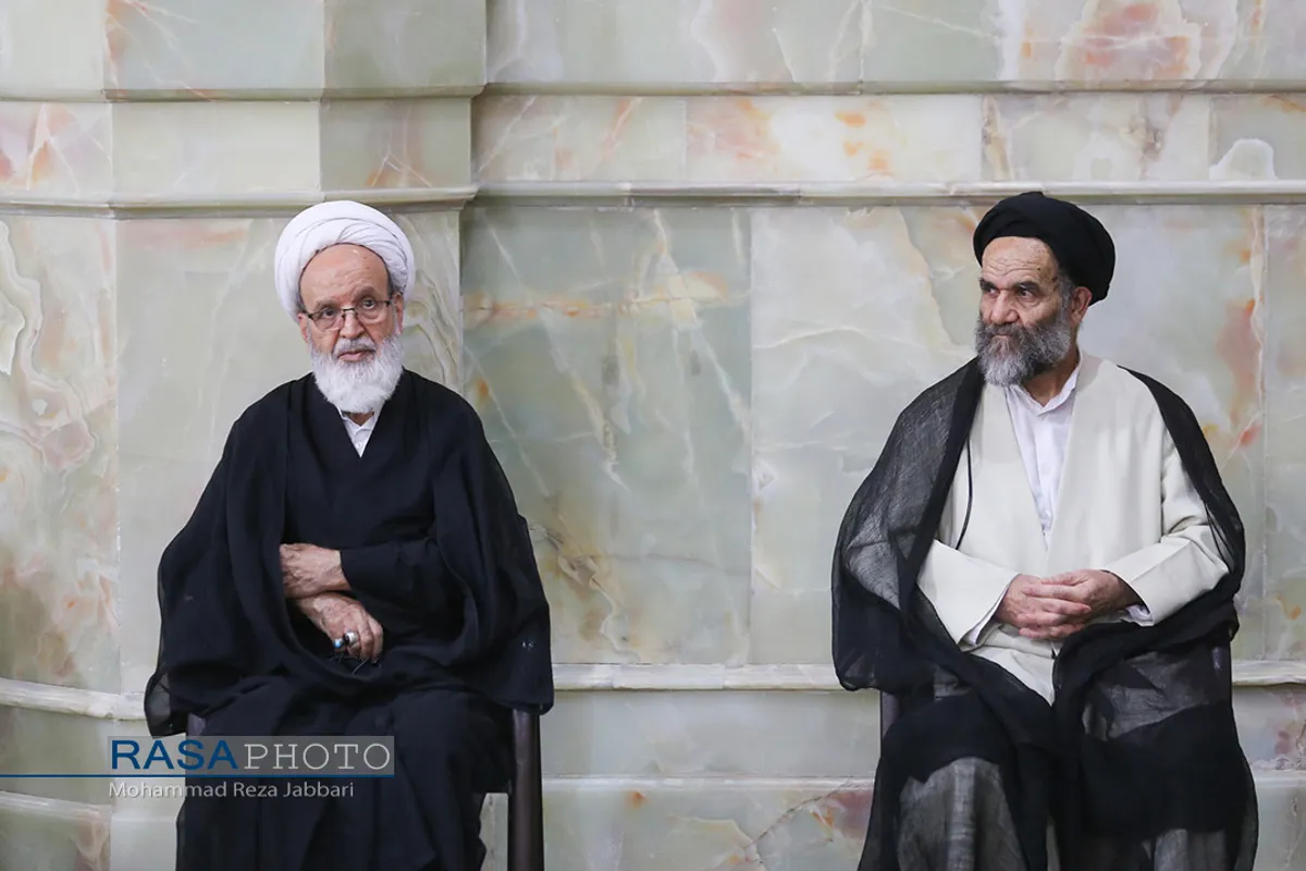 مراسم تشییع آیت الله دریاباری&lrm;&lrm;