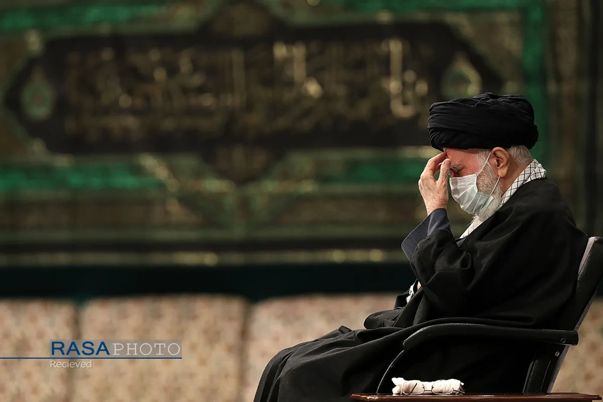 عزاداری شام شهادت حضرت زهرا (سلام&zwnj;الله&zwnj;علیها) با حضور رهبر معظم انقلاب