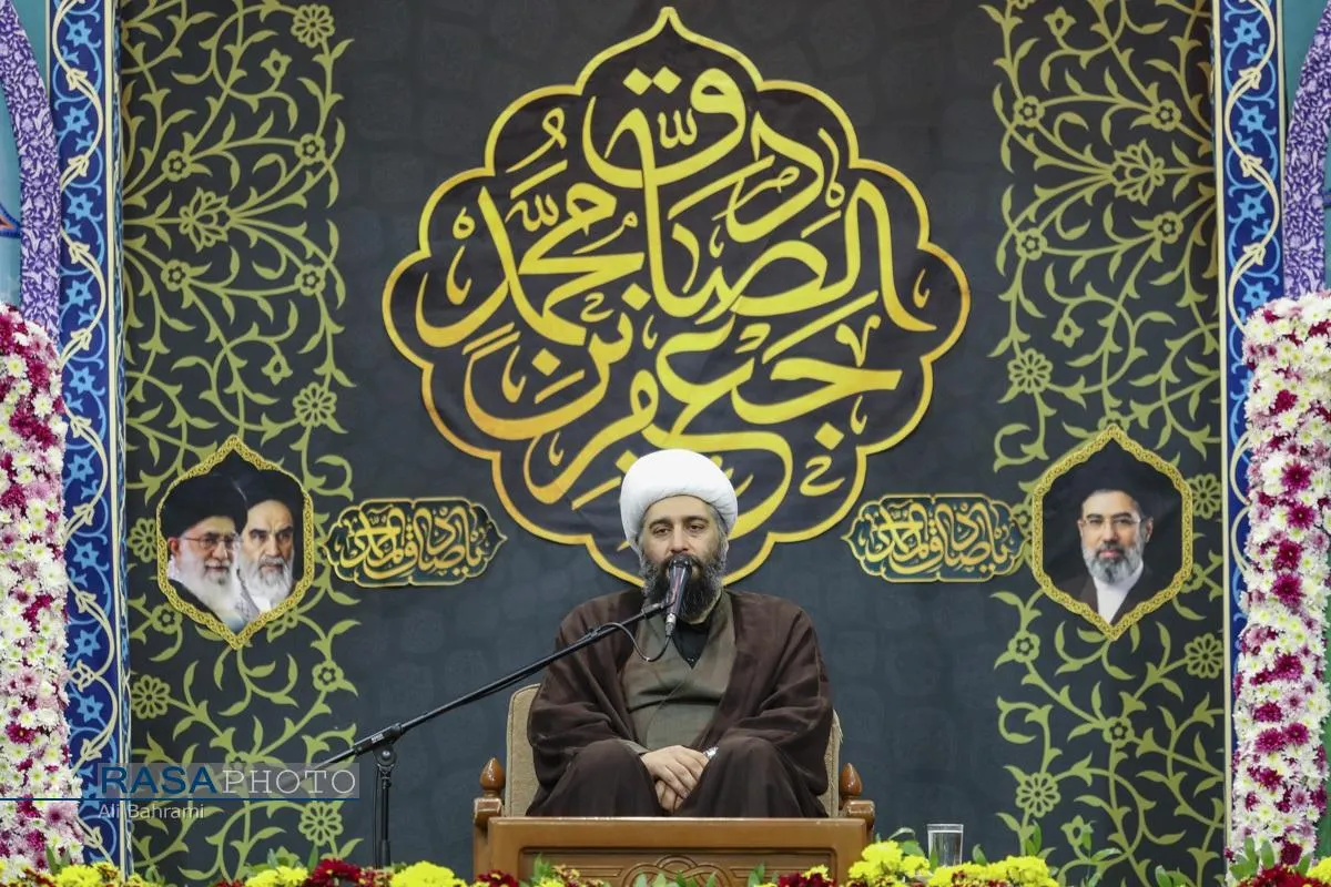 مراسم سالروز شهادت امام صادق (ع) و بزرگداشت حادثه سال ۴۲ مدرسه فیضیه