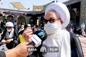 پای صحبت مردم و مسؤولان در تجمع اعتراضی قم