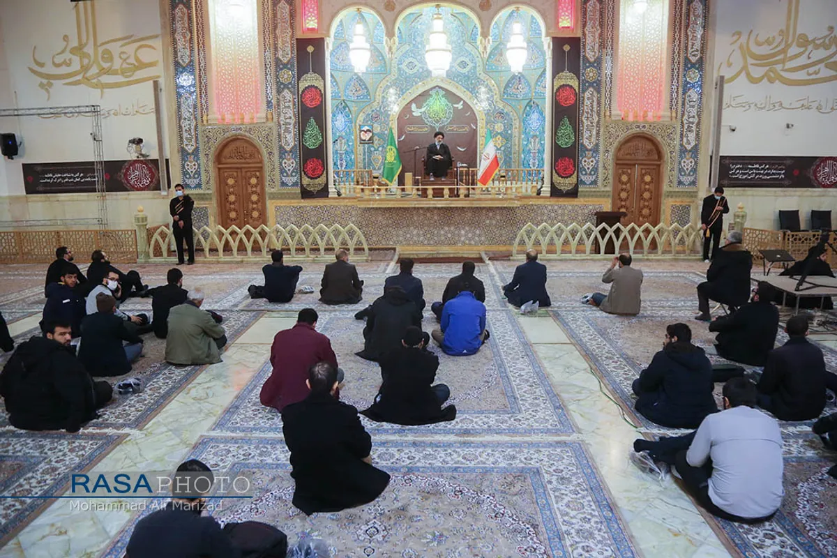 مراسم چهلم مرحوم آیت الله مجتهد شبستری در حرم کریمه اهل&zwnj;بیت (ع)