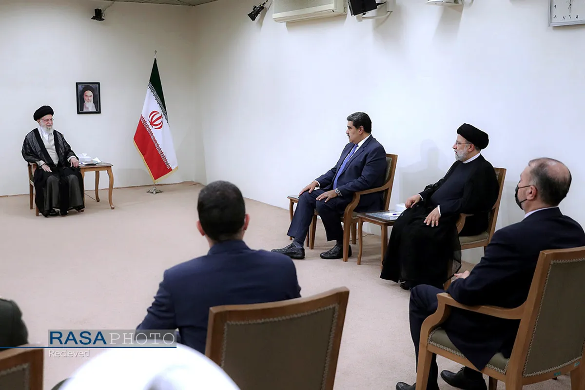 دیدار رئیس جمهور ونزوئلا با مقام معظم رهبری