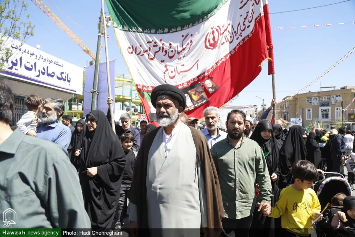 حضور شخصیت های حوزوی در راهپیمایی روز جهانی قدس