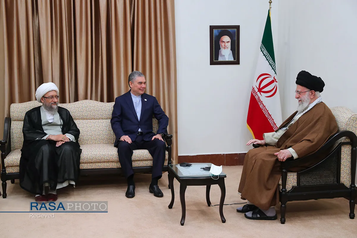 دیدار رئیس شورای مصلحت خلق ترکمنستان با رهبر انقلاب اسلامی