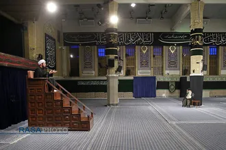عزاداری سالروز شهادت پیامبر اعظم (ص) و حضرت امام حسن مجتبی (ع) با حضور رهبر انقللاب