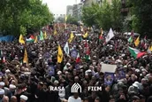 بدرقه مهمان عزیز توسط مردم تهران
