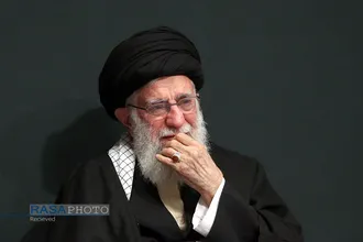 مراسم عزاداری شام شهادت حضرت فاطمه&zwnj;زهرا (سلام&zwnj;الله&zwnj;علیها) با حضور مقام معظم رهبری