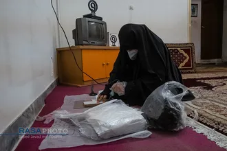تولید و توزیع ۱۱۰۰ بسته بهداشتی در روز میلاد امام زمان (عج) در رشت