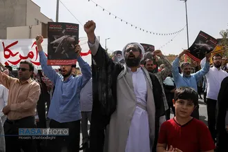 راهپیمایی نمازگراران جمعه قم علیه جنایات صهیونیست&zwnj;ها در غزه و لبنان