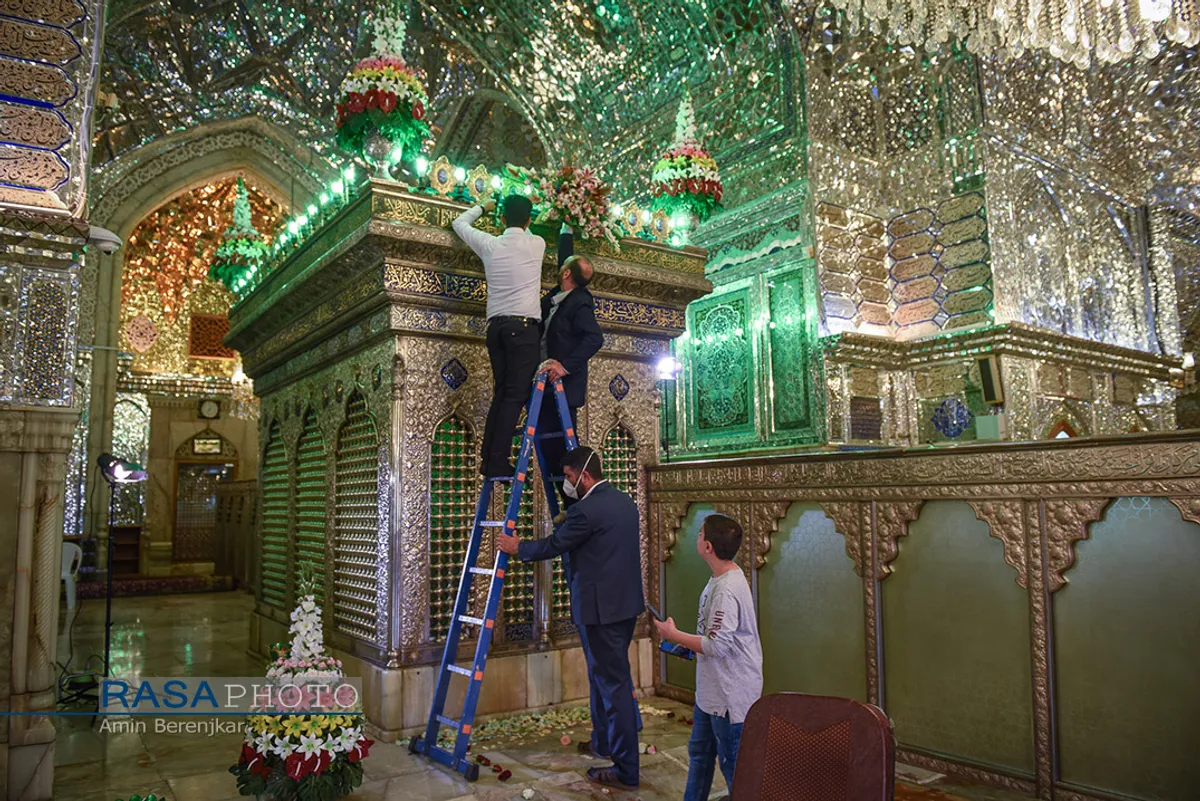 مراسم روز گرامیداشت حضرت احمد بن موسی الکاظم (ع) در شیراز&lrm;