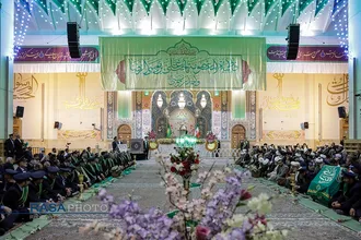 آیین آغاز جشن&zwnj;های دهه کرامت در حرم حضرت معصومه (سلام الله علیها)