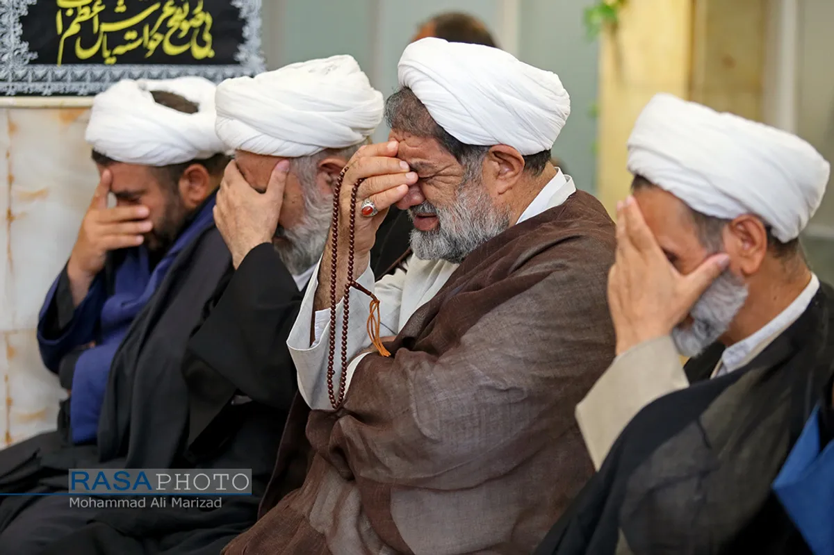 عزاداری روز چهارم محرم در بیت حضرت آیت الله نوری همدانی
