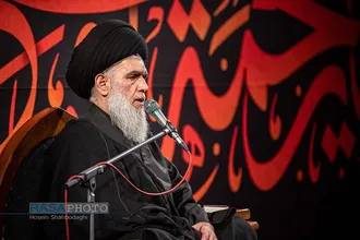 شب هشتم محرم ۱۴۴۶ در هیئت فاطمیون قم