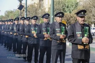 دسته عزای خادمان و زائران در سالروز رحلت حضرت معصومه (سلام&zwnj;الله&zwnj;علیها)