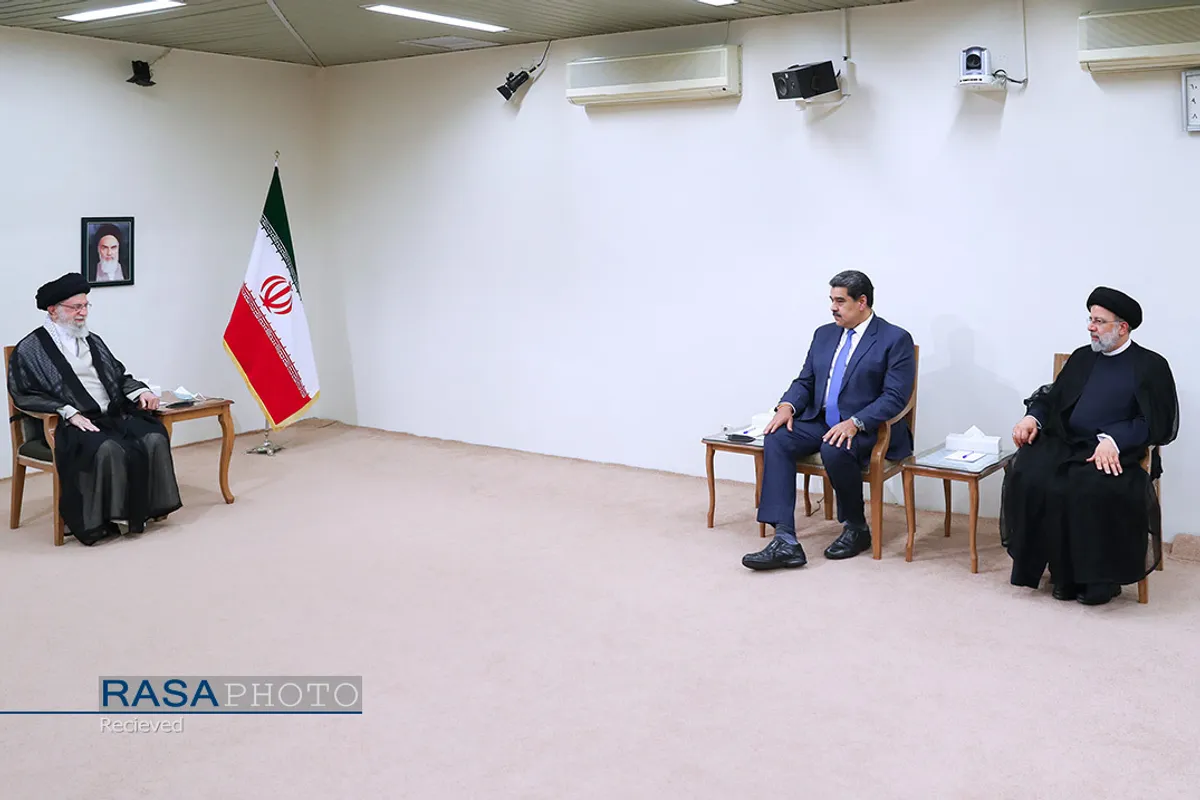 دیدار رئیس جمهور ونزوئلا با مقام معظم رهبری