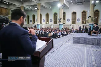 دیدار رمضانی دانشجویان با رهبر معظم انقلاب اسلامی