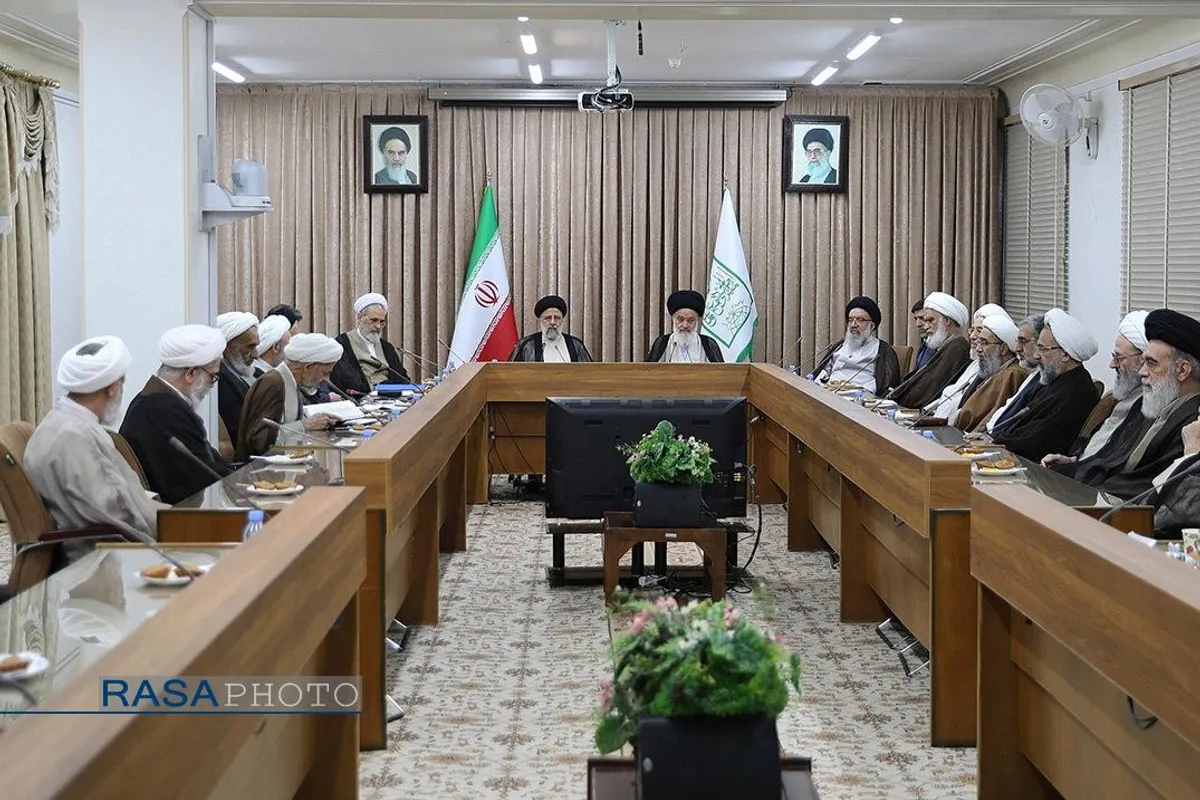 حضور رئیس&zwnj;جمهور در جلسه جامعه مدرسین