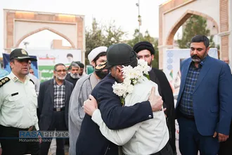 مراسم تقدیر از زحمت&zwnj;کشان نیروی انتظامی در قم