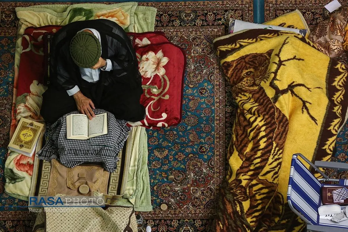 مراسم معنوی اعمال "ام داوود" در مسجد مقدس جمکران