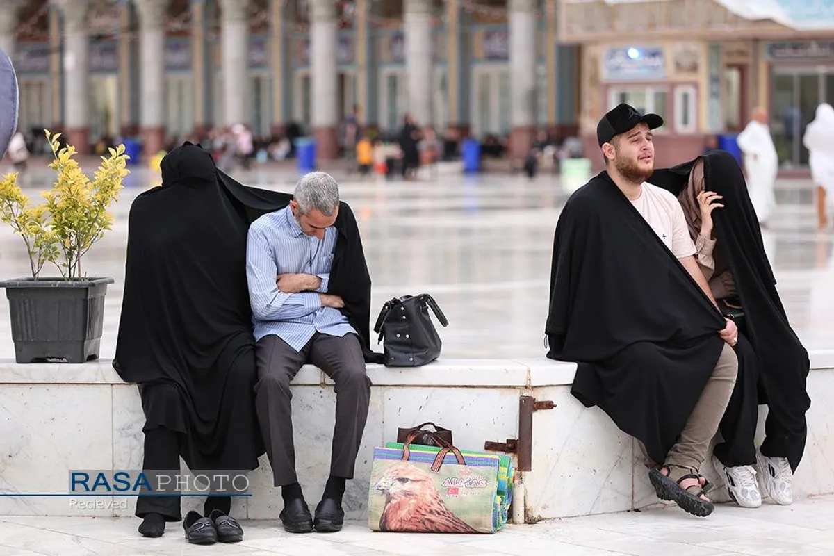 مراسم قرائت دعای عرفه امام حسین (ع) در مسجد جمکران
