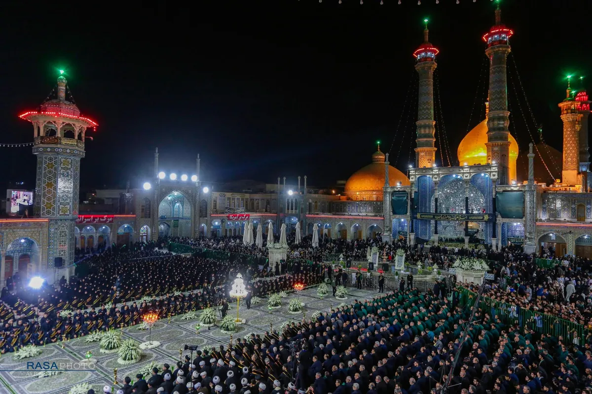 آیین شمعدان&zwnj; در شام رحلت بانوی کرامت (س)