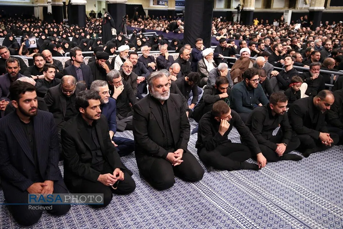 دومین شب مراسم عزاداری حضرت اباعبدالله الحسین (علیه&zwnj;السلام) با حضور رهبر انقلاب