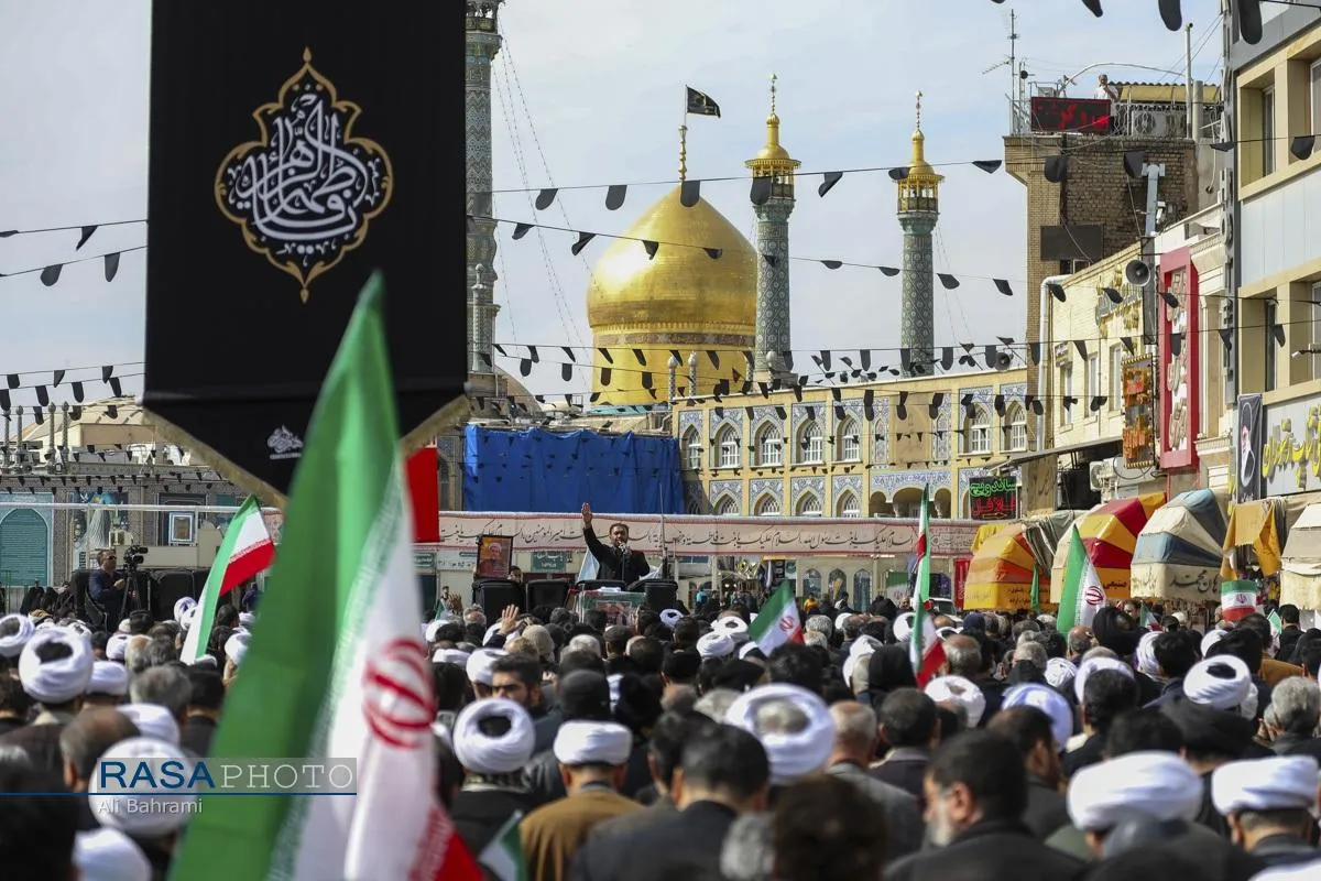 مراسم تشییع پیکر شهید حجت الاسلام محسن مهدوی کلاته