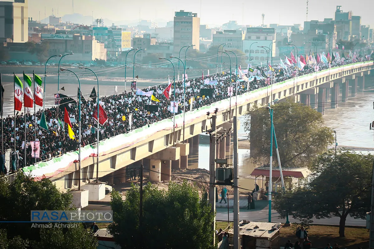 تشییع پیکر مطهر سردار سپهبد شهید حاج قاسم سلیمانی در اهواز