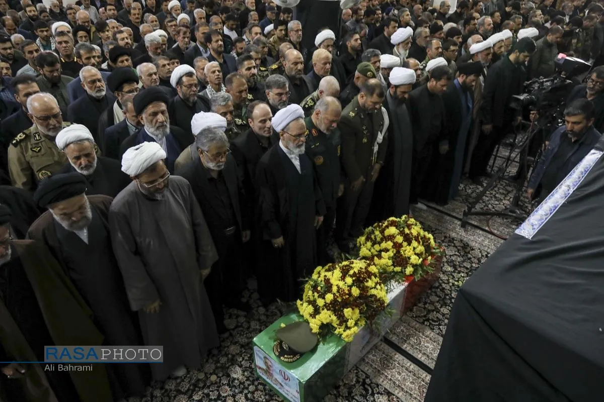تشییع سپهبد شهید سید عبدالرحیم موسوی در قم