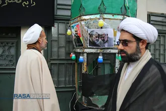 راهپیمایی خودجوش طلاب و بسیجیان قم در پی شهادت حاج قاسم سلیمانی