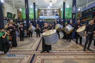 آیین سنتی &laquo;مشق شمشیر&raquo; نجفی&zwnj;های مقیم قم