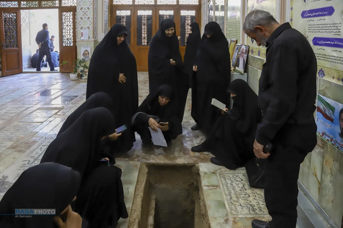 تشییع ۲ شهید سپاه در حمله رژیم صهیونیستی