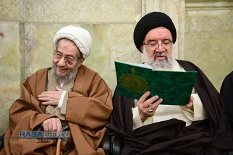 مراسم ختم همسر شهید آیت&zwnj;الله مطهری در قم
